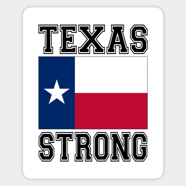 Texas Strong Sticker by RockettGraph1cs
